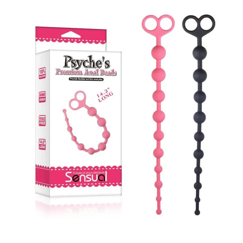 анальная цепочка lovetoy psyches premium anal beads, чёрная в Краснодаре