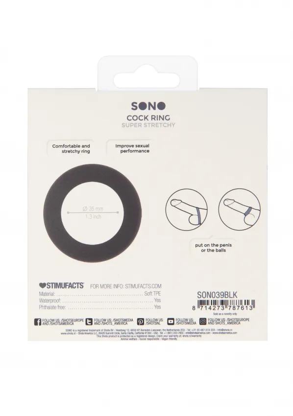 эрекционное кольцо n0. 39 - cock ring - черный в Краснодаре