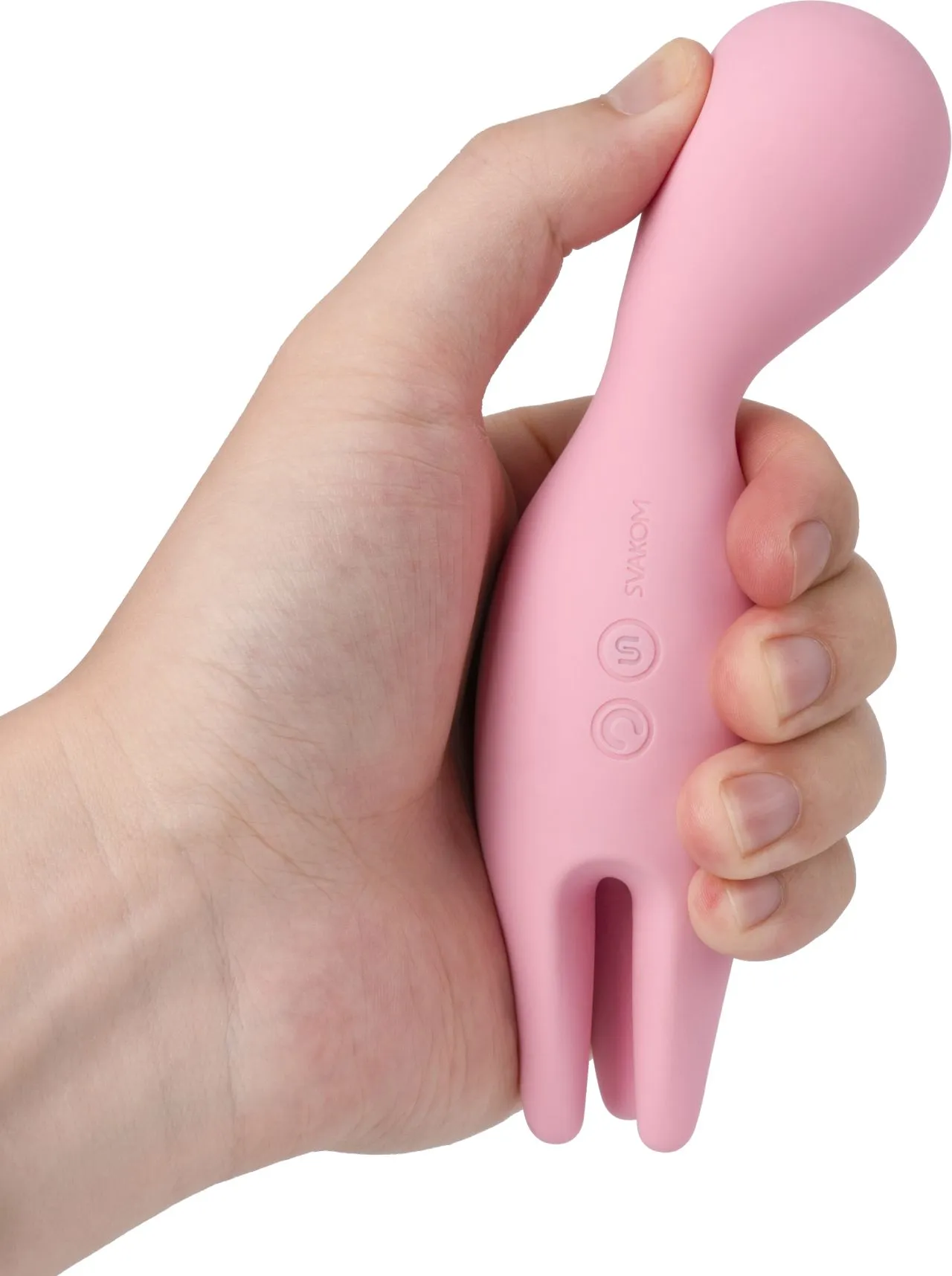 универсальный двусторонний вибростимулятор nymph pale pink в Краснодаре