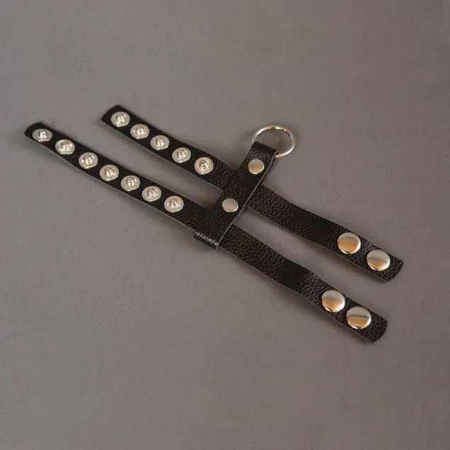 сбруя на фаллос подиум на кнопках, черная в Краснодаре