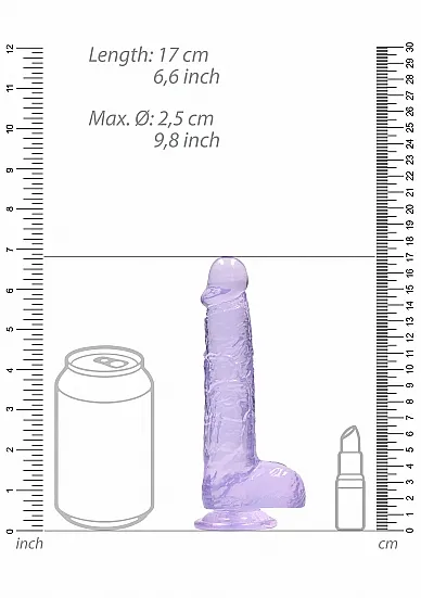 фаллоимитатор 15 см. realistic dildo with balls в Краснодаре