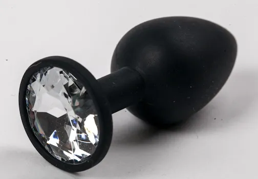 пробка силиконовая черная с прозрачным стразом 7,1 х 2,8 см 47120-mm в Краснодаре