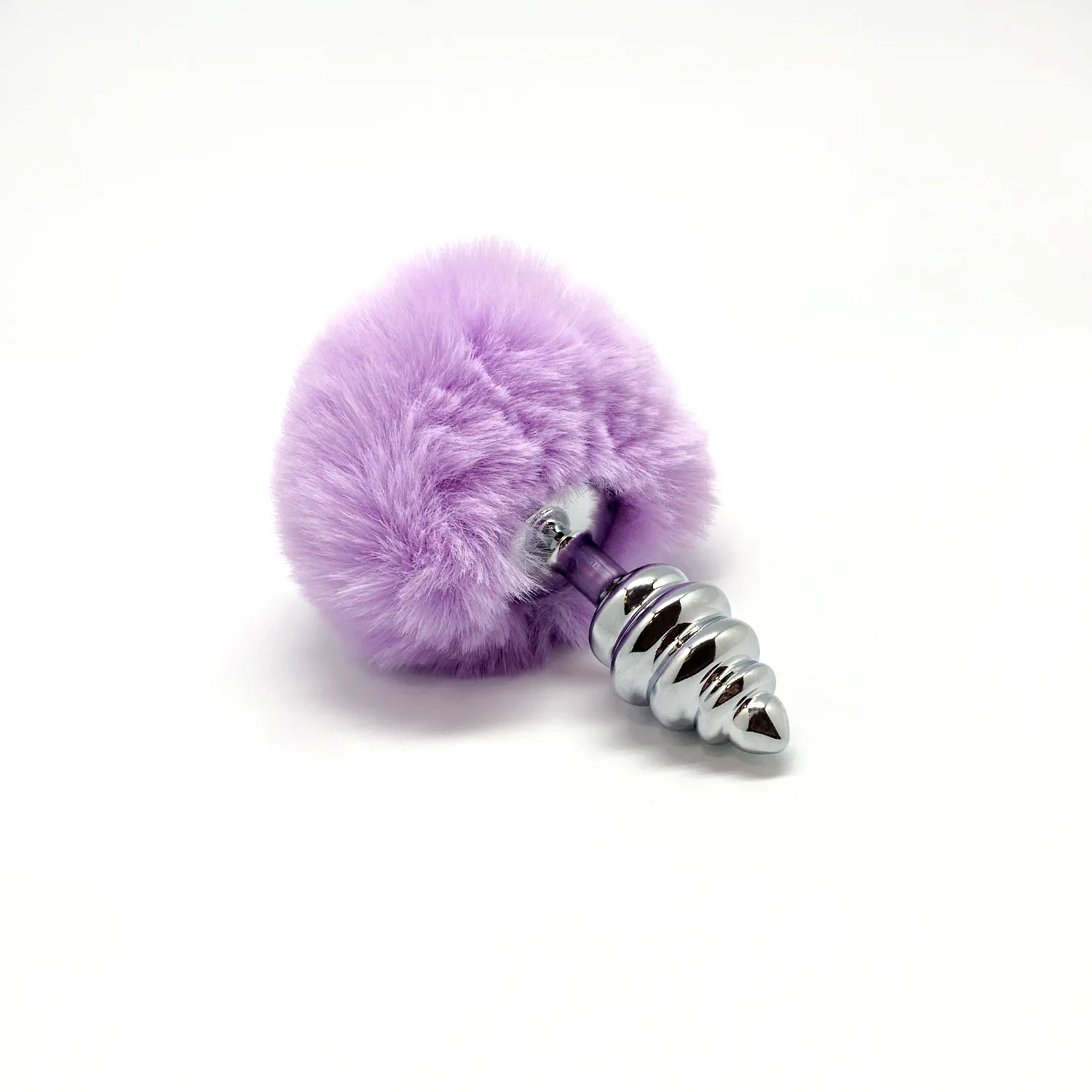 анальная пробка metal anal fluffly twist plug s purple 70390al в Краснодаре