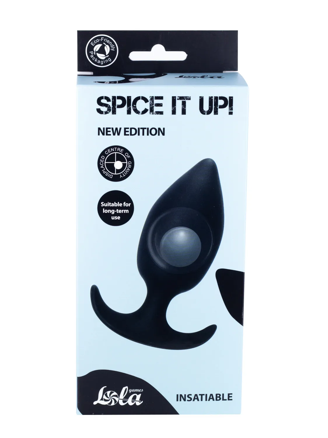 пробка со смещенным центром тяжести spice it up insatiable black 8011-01lola в Краснодаре