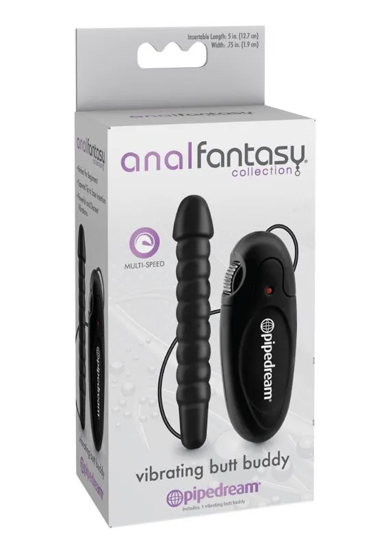 анальный стимулятор pipedream, vibrating butt buddy, чёрный, с вибрацией в Краснодаре