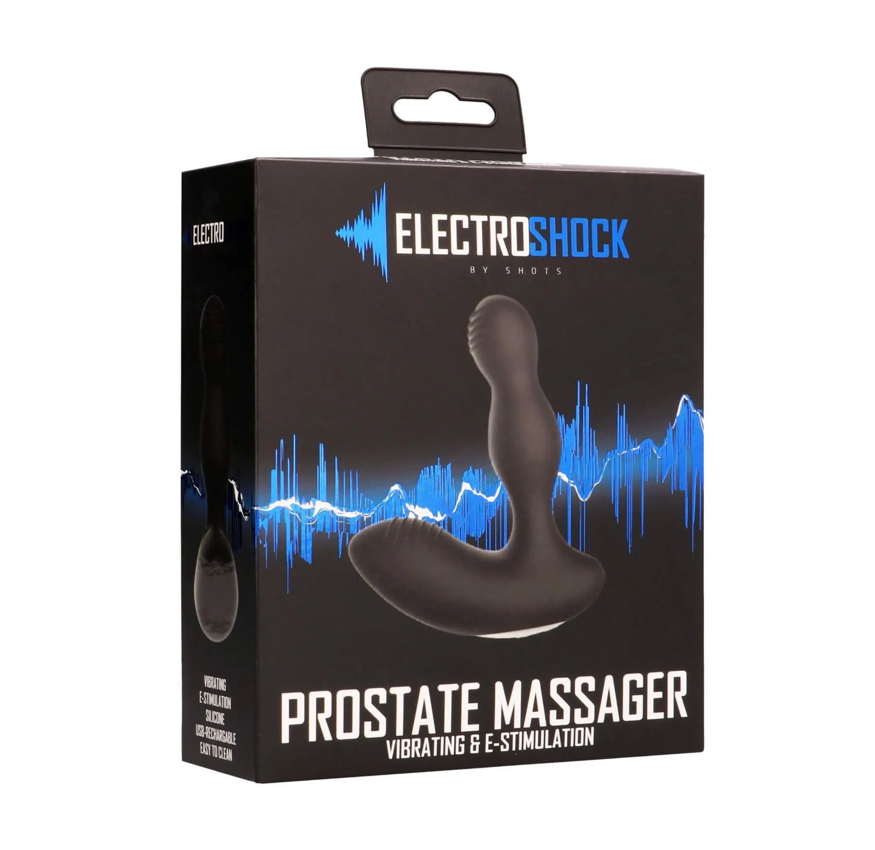 стимулятор простаты с электростимуляцией shots media electroshock prostate massager, черный в Краснодаре