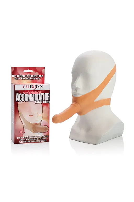 Оригинальный страпон для орального секса The "Original" Accommodator Latex Dong