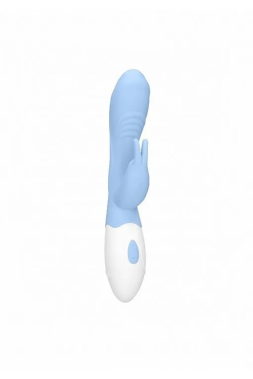 перезарежаемый вибратор кролик juicy, голубой в Краснодаре