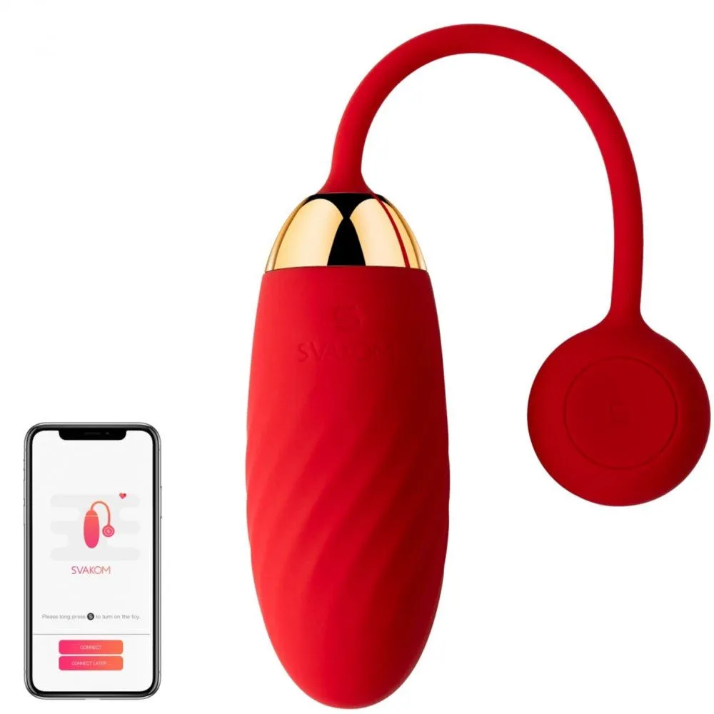 виброяйцо с приложением svakom ella, красное в Краснодаре