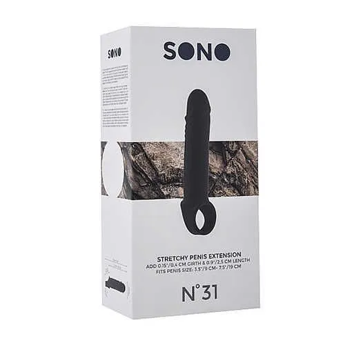 увеличивающая насадка на пенис закрытого типа no.31, чёрная в Краснодаре