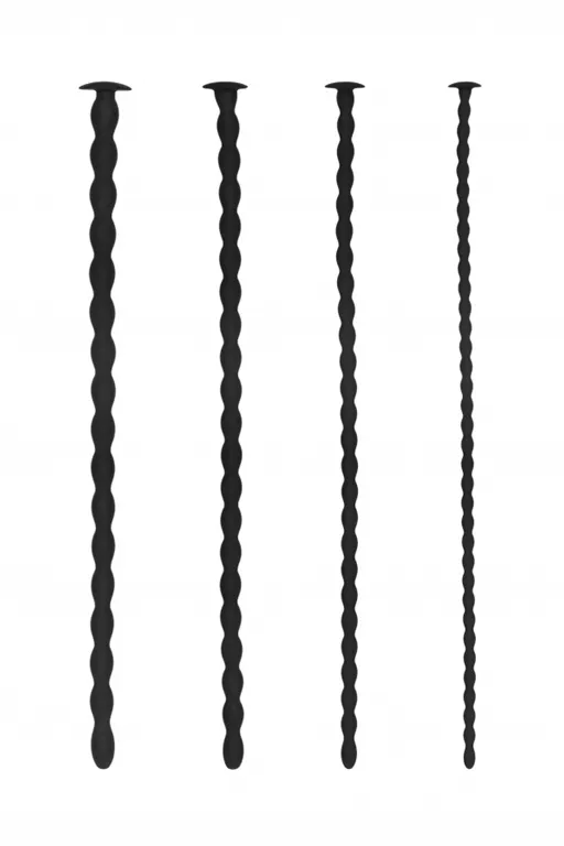 набор из четырех стимуляторов уретры (струн) silicone spiral screw plug set - advanced в Краснодаре