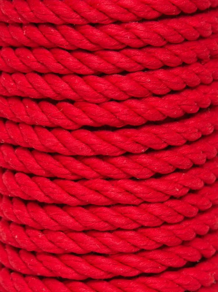 хлопковая веревка для шибари pinkrabbit красная, 10 м в Краснодаре