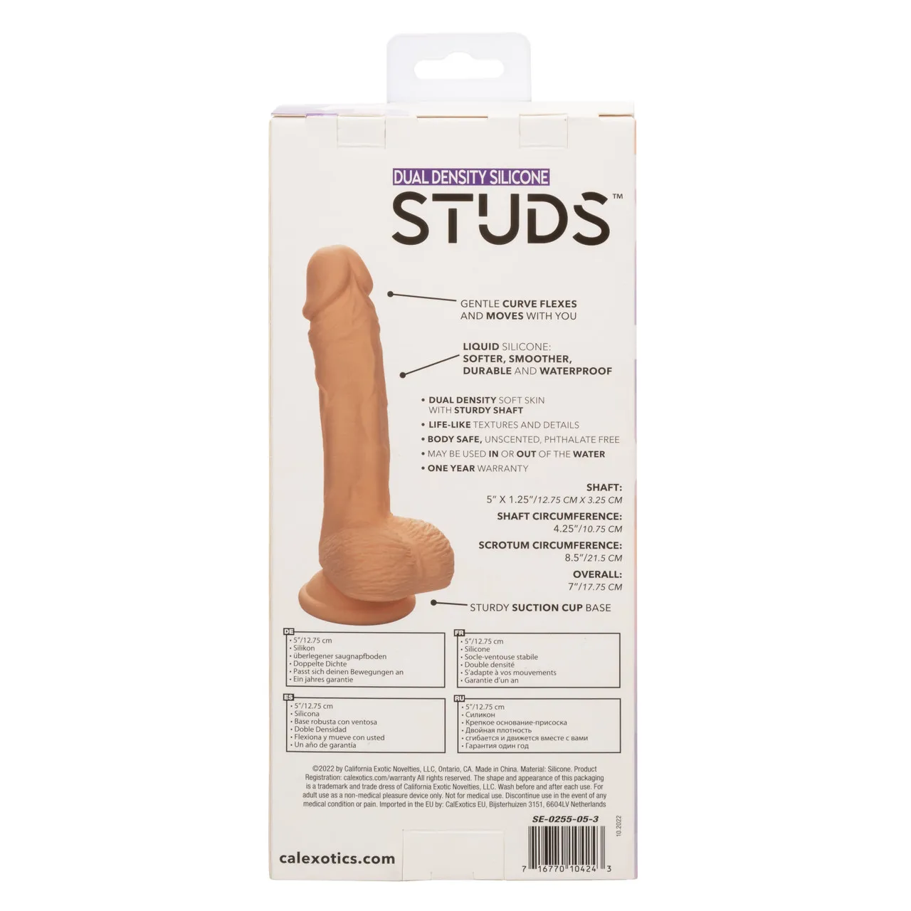 фалоимитатор dual density silicone studs (12,75 х 3,25 см.) в Краснодаре