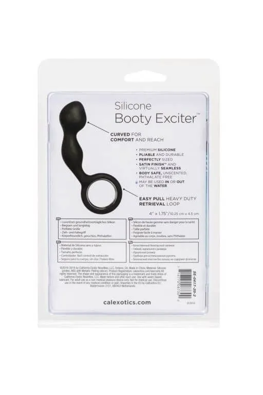 анальный стимулятор silicone booty exciter, чёрный в Краснодаре