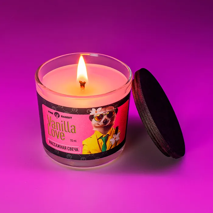 массажная свеча pinkrabbit vanilla love, 70 мл в Краснодаре