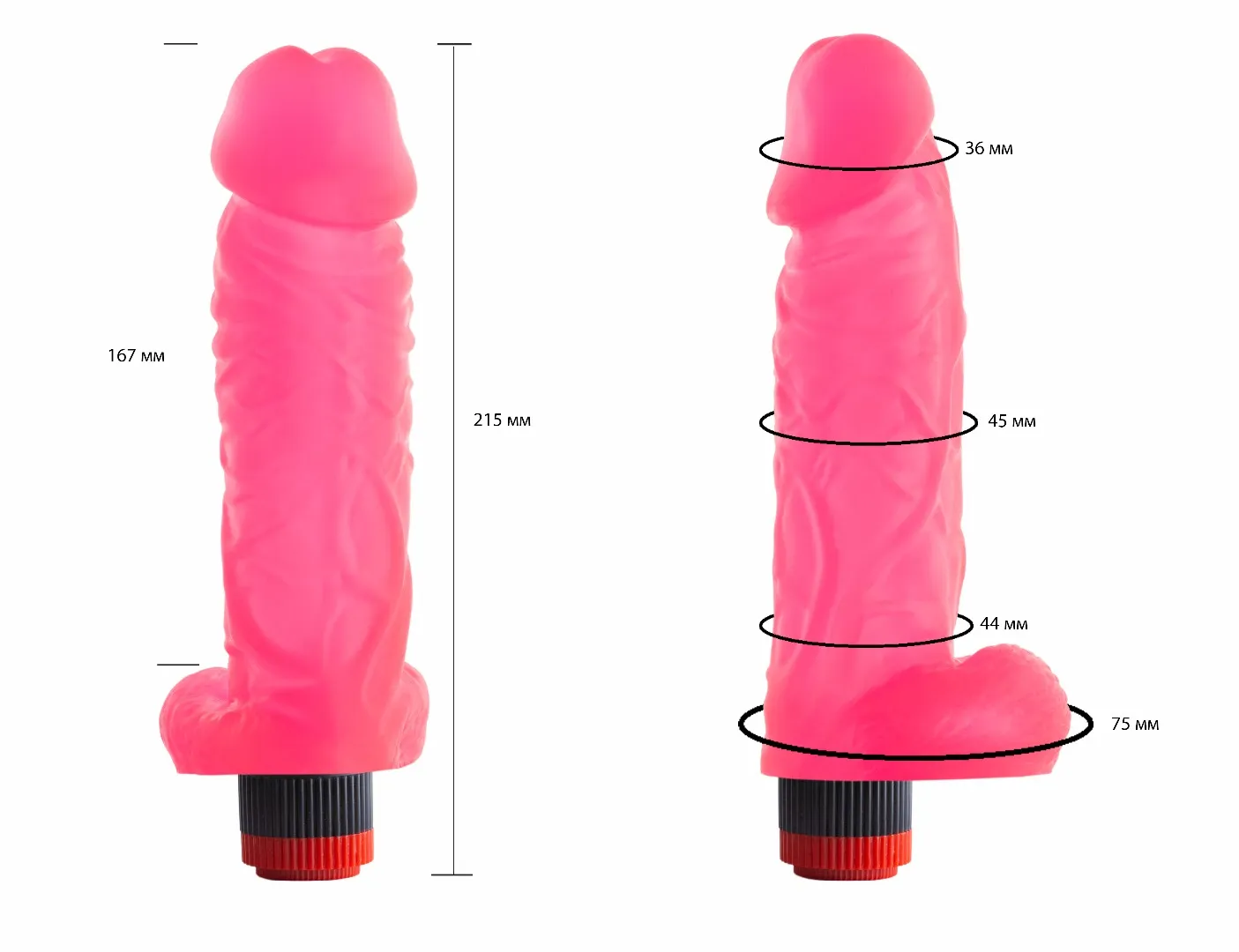 вибромассажер гелевый розовый 225500ru в Краснодаре