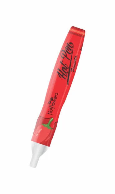 вкусовая ручка для рисования на теле hot pen pimenta со вкусом острого перца, 35 г в Краснодаре