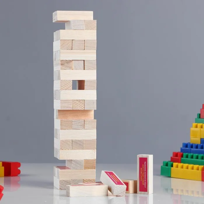 падающая башня "правда или действие" 54 бруска в Краснодаре