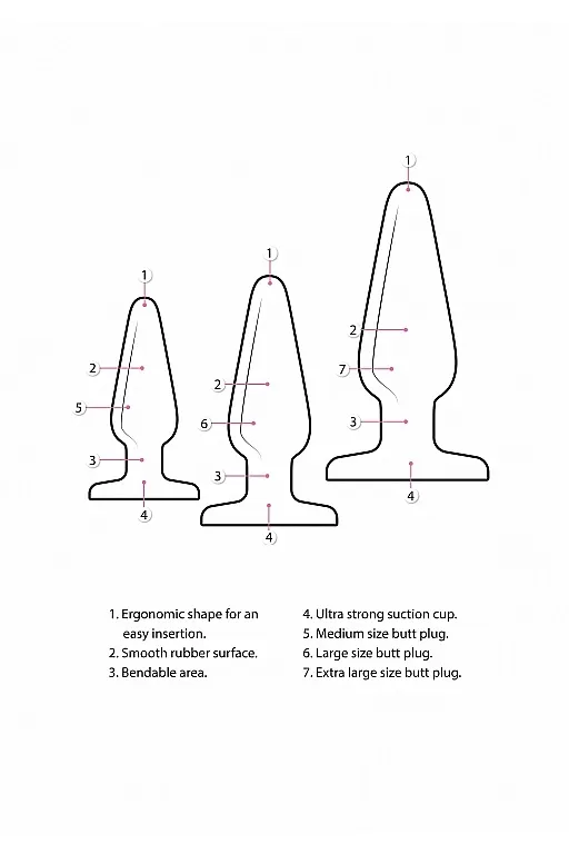 набор анальных пробок anal trainers kit в Краснодаре