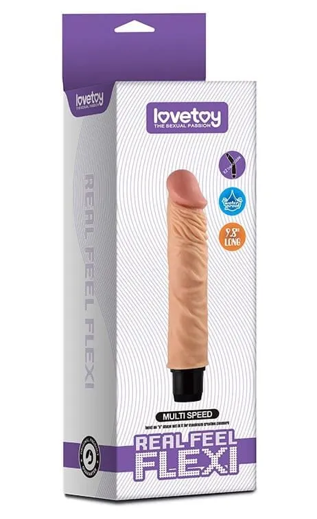 вибратор lovetoy real feel flexi 9.8 inch, телесный в Краснодаре