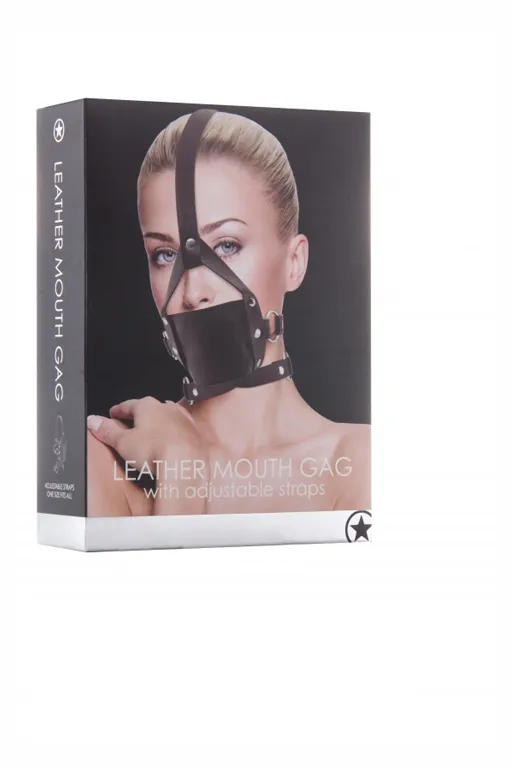 Кляп в виде намордника Leather Mouth Gag