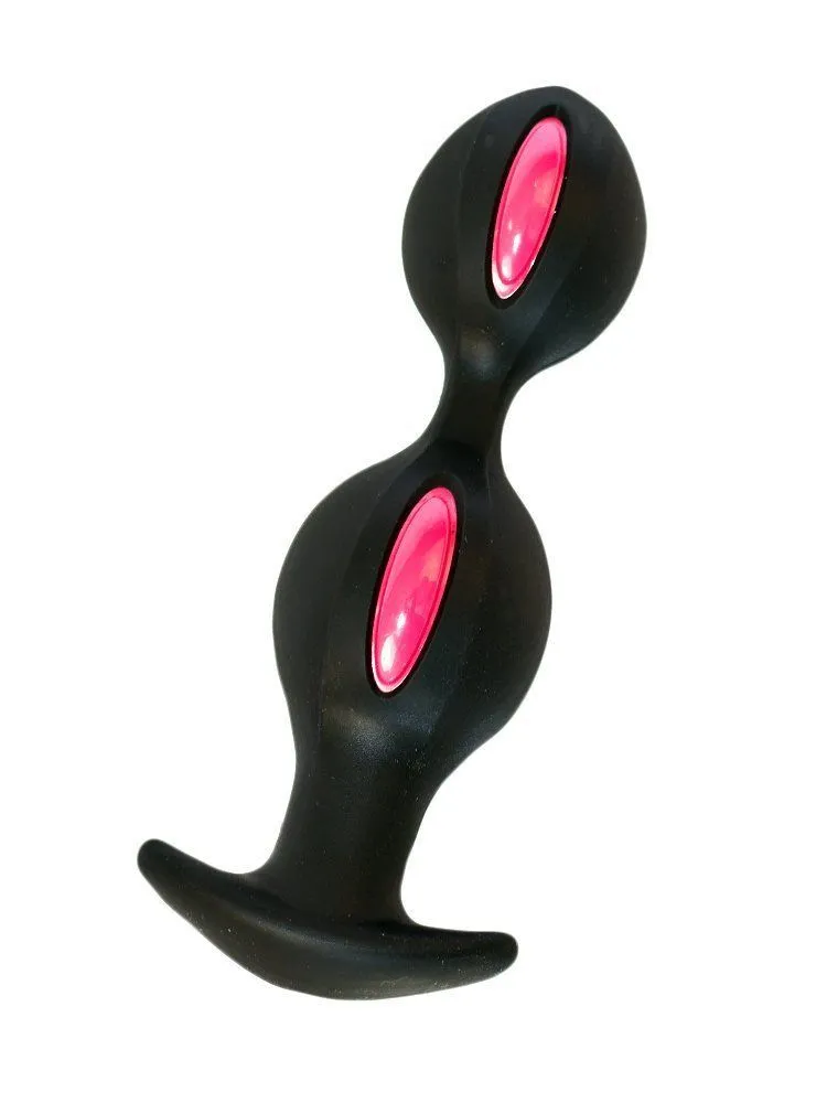 анальные шарики fun factory b balls, черно-малиновые в Краснодаре