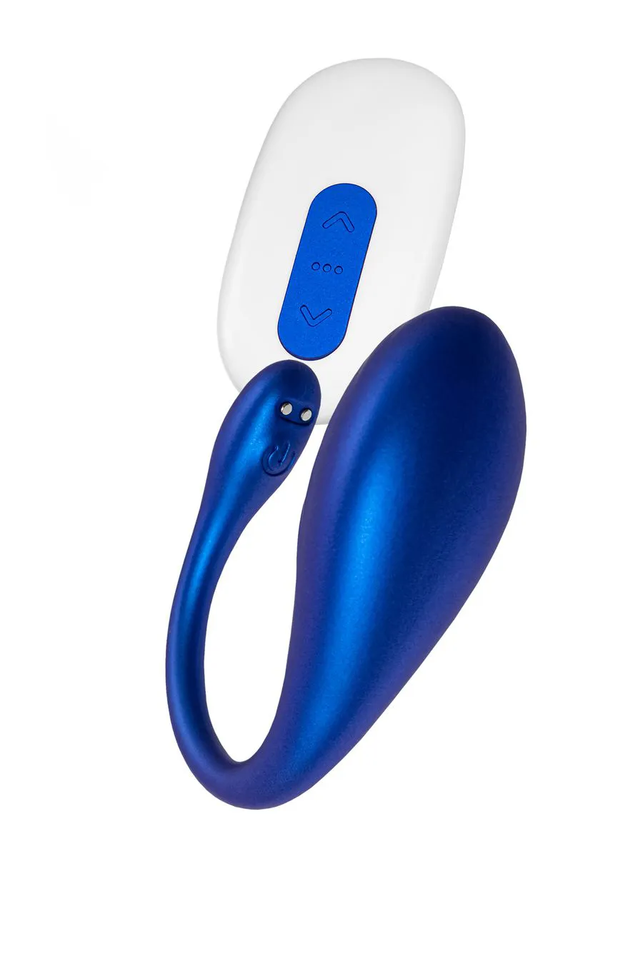 виброяйцо l'eroina app choppy с управлением от приложения и пульта силикон, синий, 21 см в Краснодаре