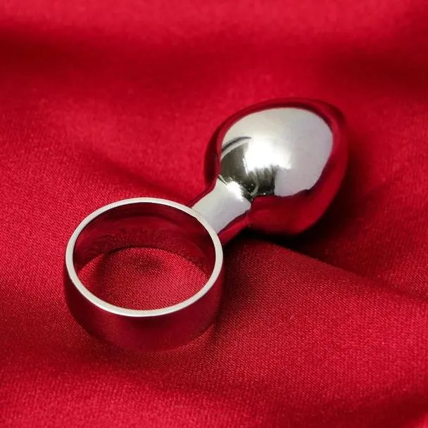 пробка анальная с кольцом, диаметр 2 см в Краснодаре