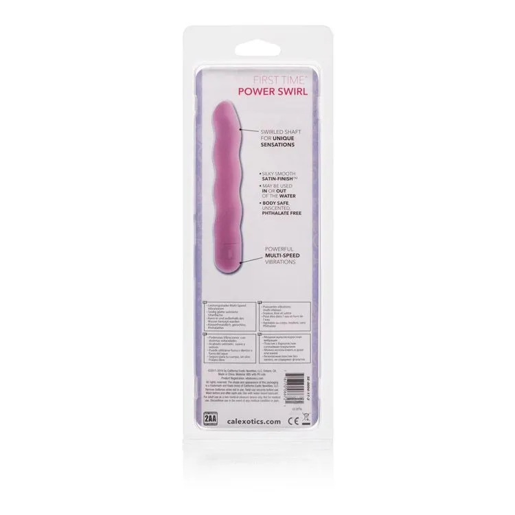 вибратор california exotic novelties first time power swirls, розовый в Краснодаре