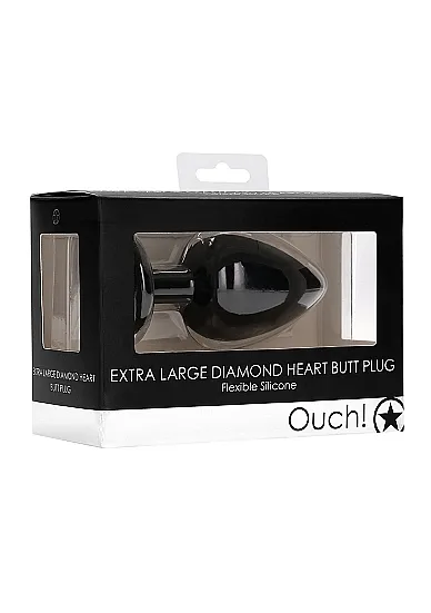анальная пробка extra large diamond heart butt plug в Краснодаре