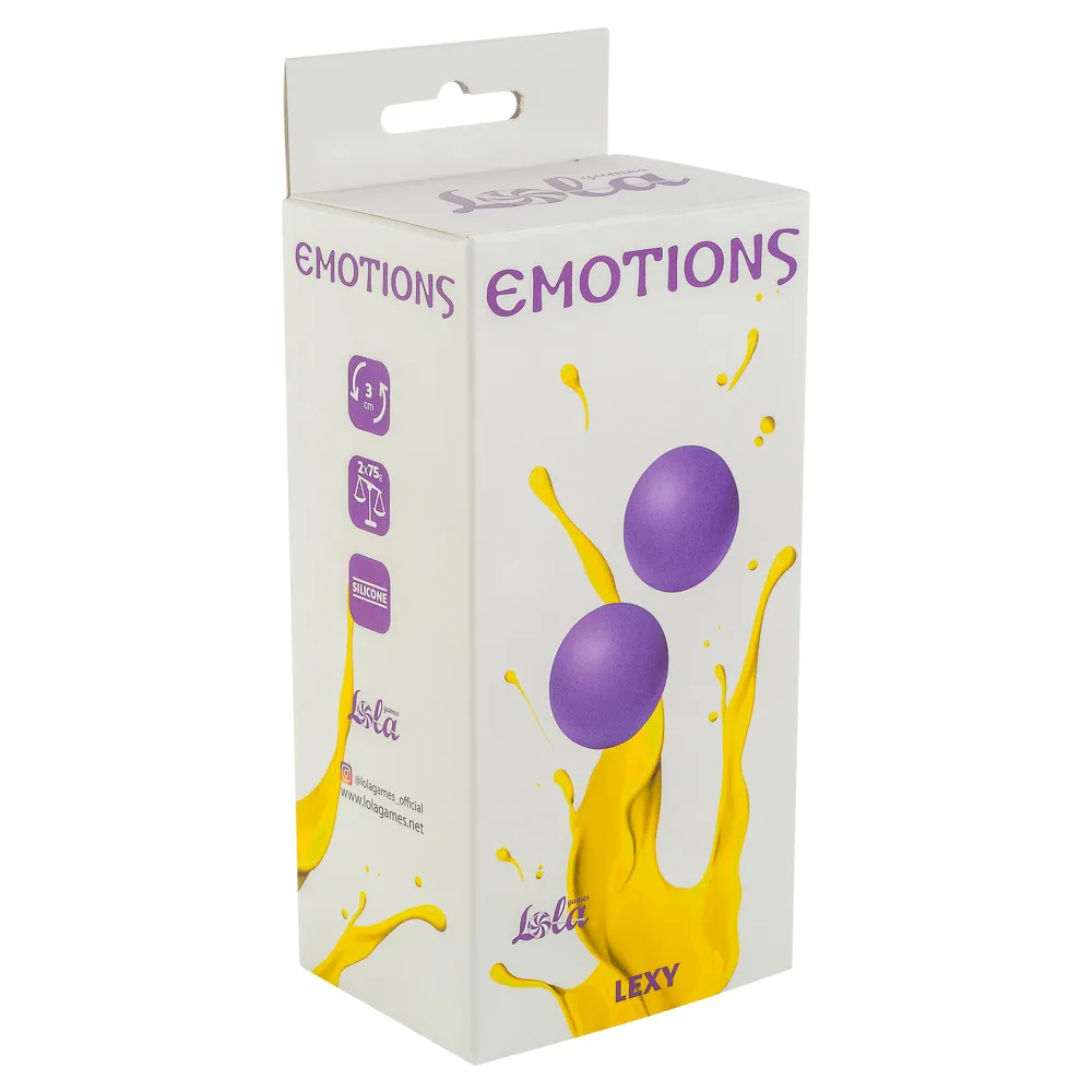 вагинальные шарики без сцепки emotions lexy large purple 4016-01lola в Краснодаре