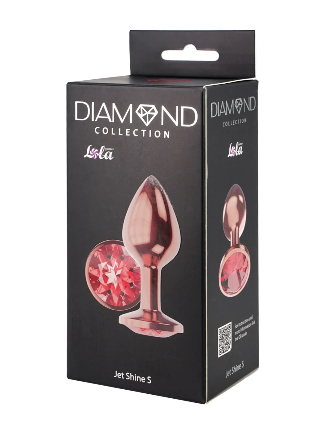 анальная пробка diamond ruby shine s розовое золото 4024-01lola в Краснодаре