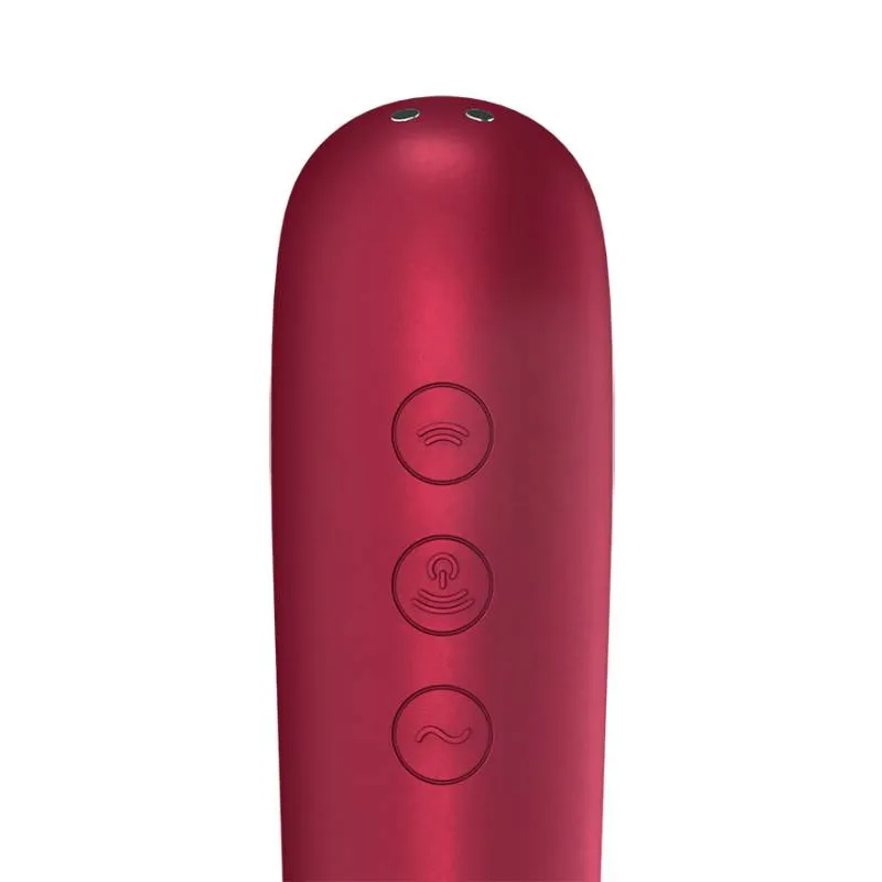 вакуум-волновой бесконтактный стимулятор клитора satisfyer dual love, красный в Краснодаре