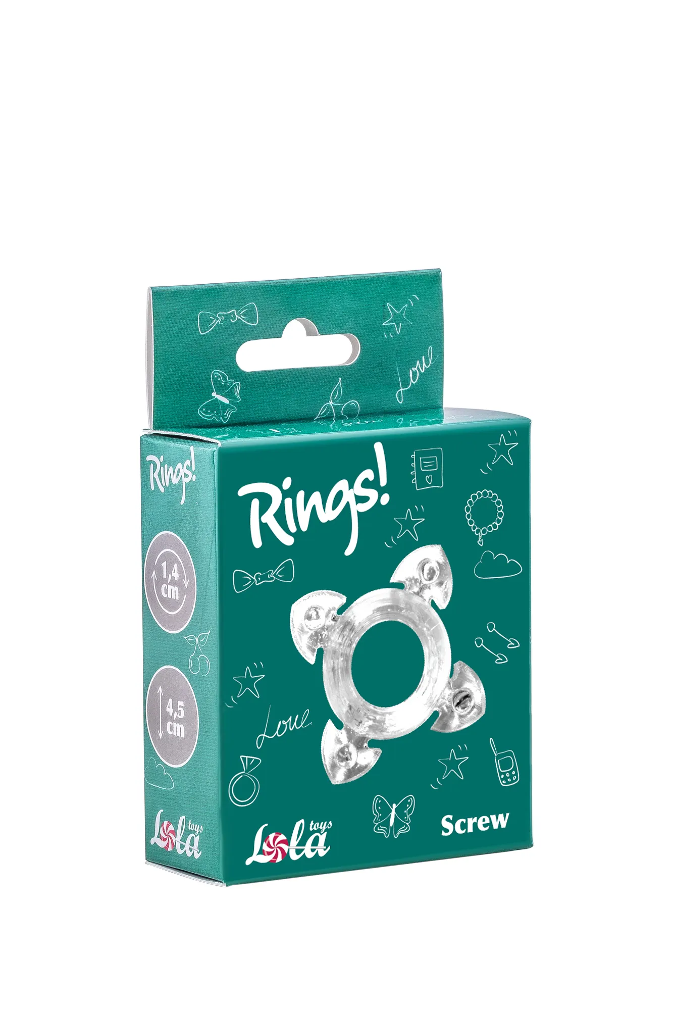 эрекционное кольцо rings screw white 0112-40lola в Краснодаре