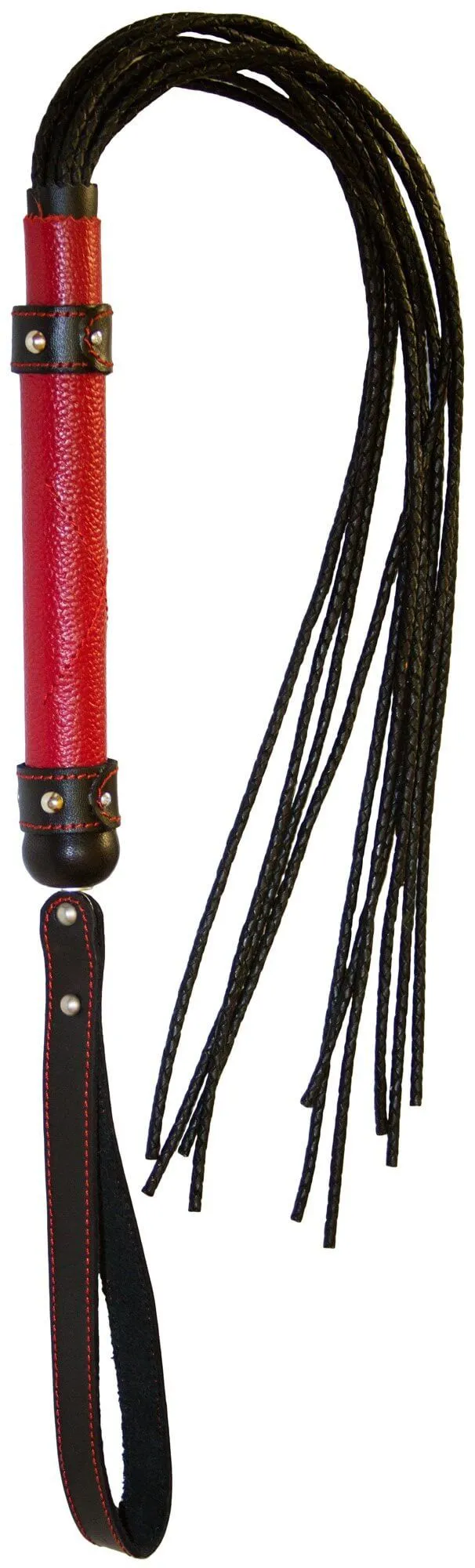 плеть с плетеным хвостом, черно-красная в Краснодаре