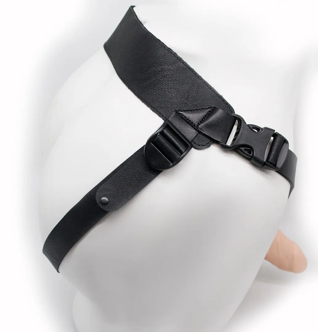 фаллоимитатор поясной пустотелый с бандажом 7422/3ru в Краснодаре