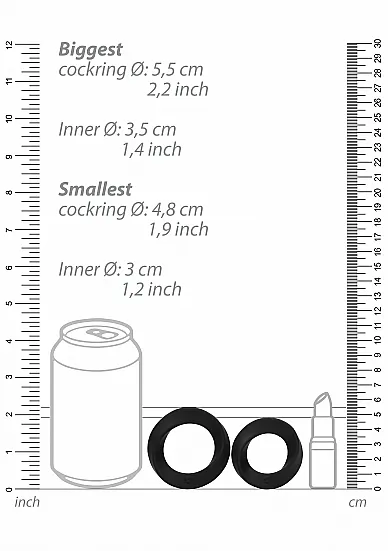 набор из двух колец no.86 - cock ring set в Краснодаре