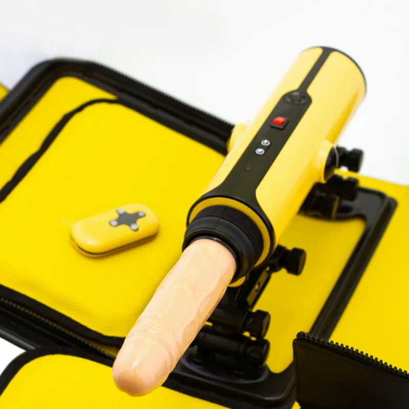 секс-машина в сумке pinkrabbit 310-x5, желтая в Краснодаре