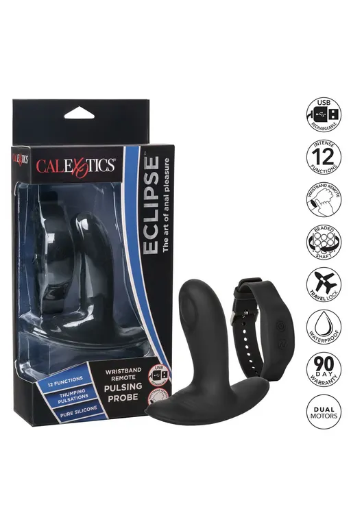 анальный стимулятор pulsing probe с функией "пульсирующее воздействие" и управлением с браслета в Краснодаре