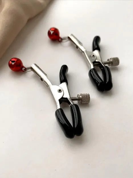 зажимы для сосков регулируемые с красными шариками в Краснодаре