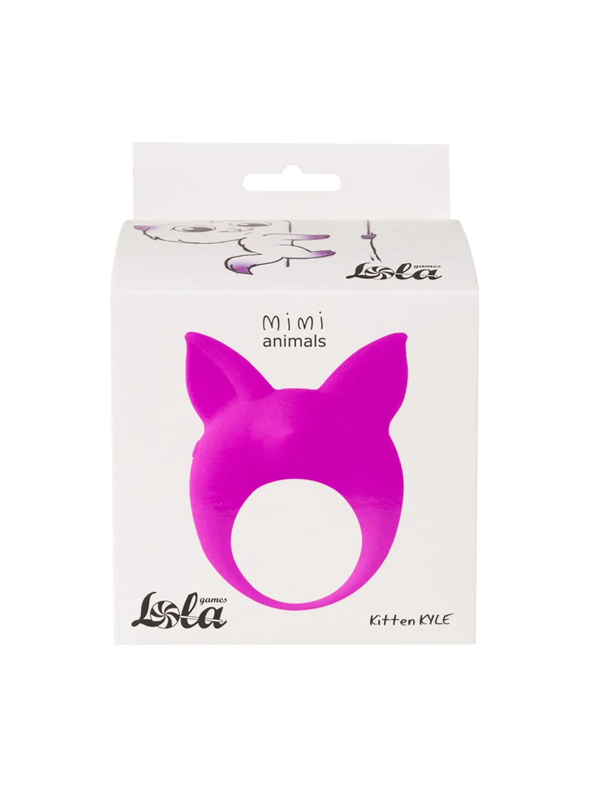 стимулятор клитора mimi animals kitten kyle purple 7000-11lola в Краснодаре