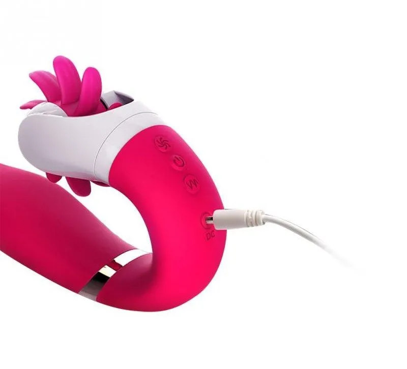 вибратор ohh super tongue, розовый в Краснодаре