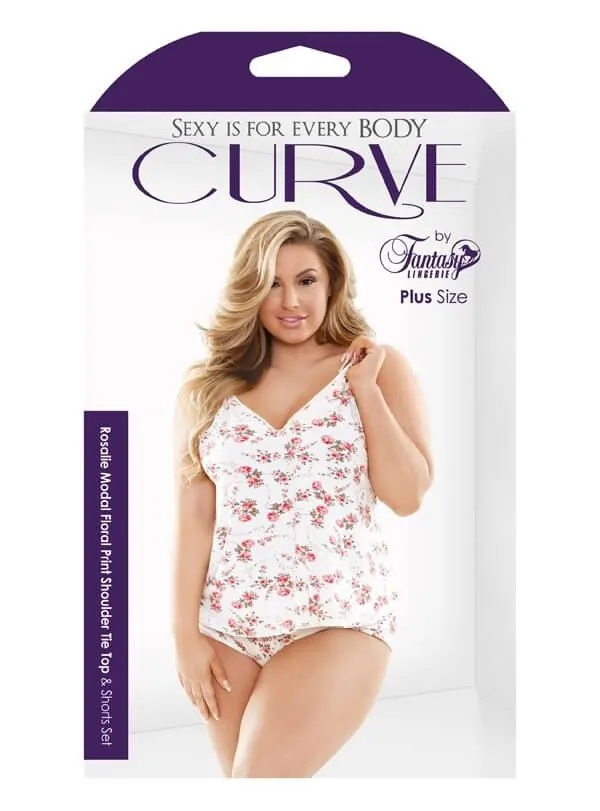 Эротическое комплект белья fantasy lingerie rosalie top set, белый в Краснодаре