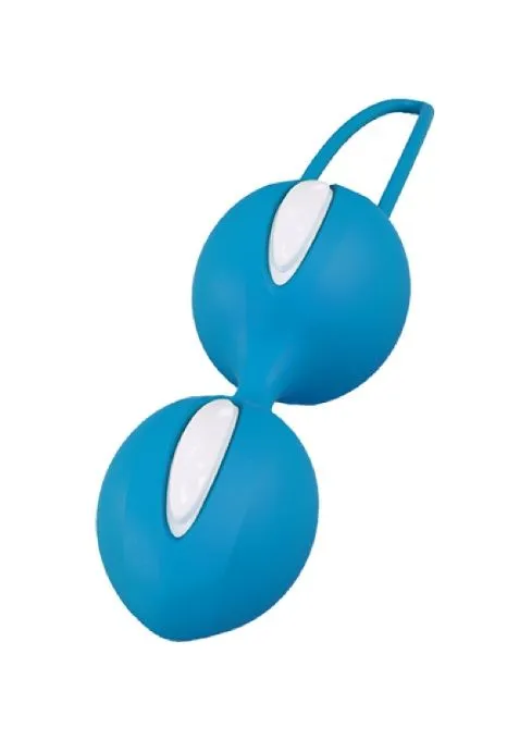 вагинальные шарики fun factory smartballs duo, ярко-голубые в Краснодаре