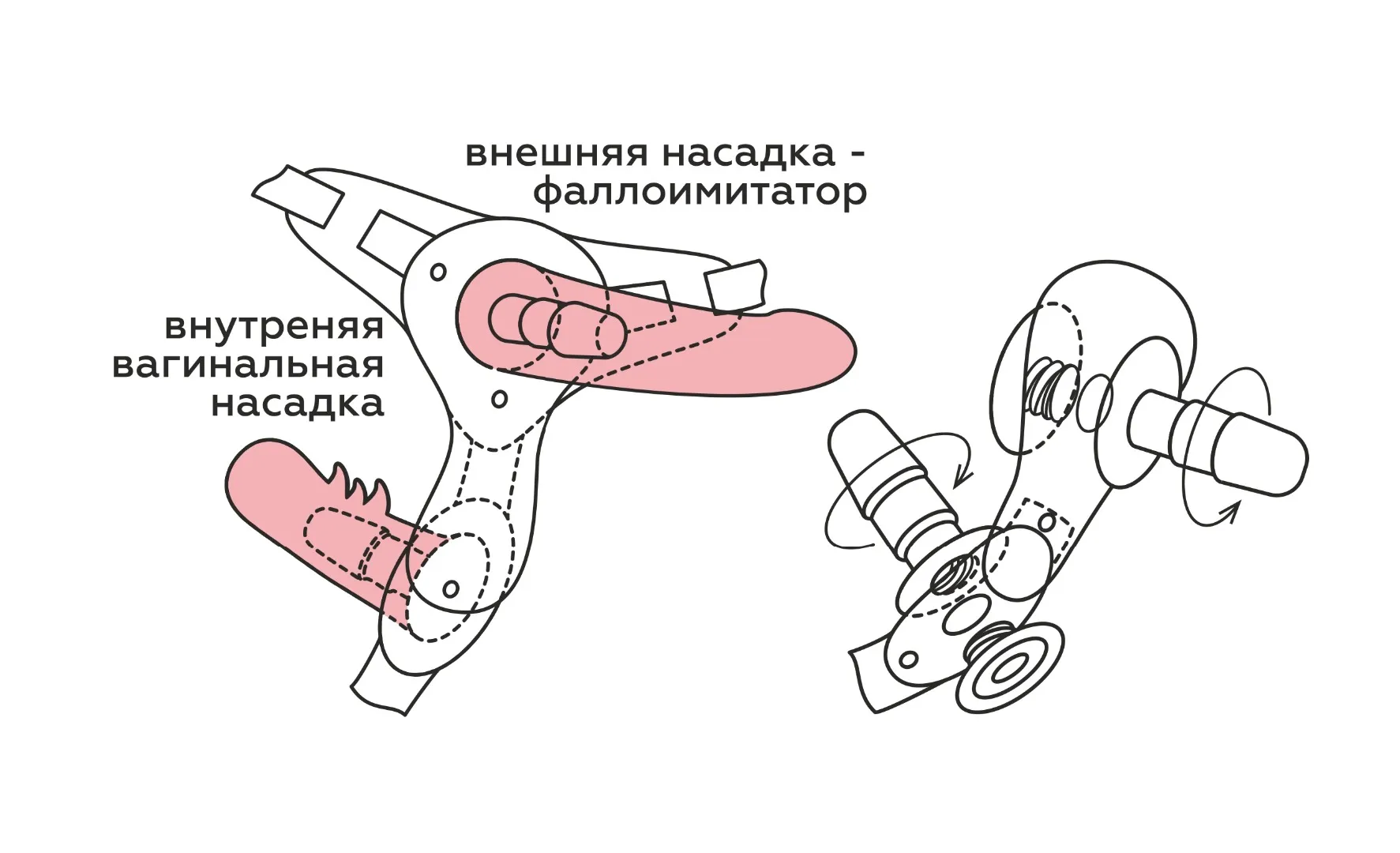 фаллоимитатор неоскин с поясом harness 836703ru в Краснодаре