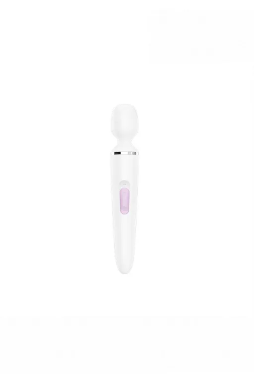 универсальный вибромассажер satisfyer wand-er woman (white/chrome) в Краснодаре