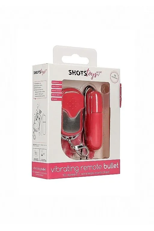 вибропуля с пультом управления remote vibrating bullet, розовая в Краснодаре