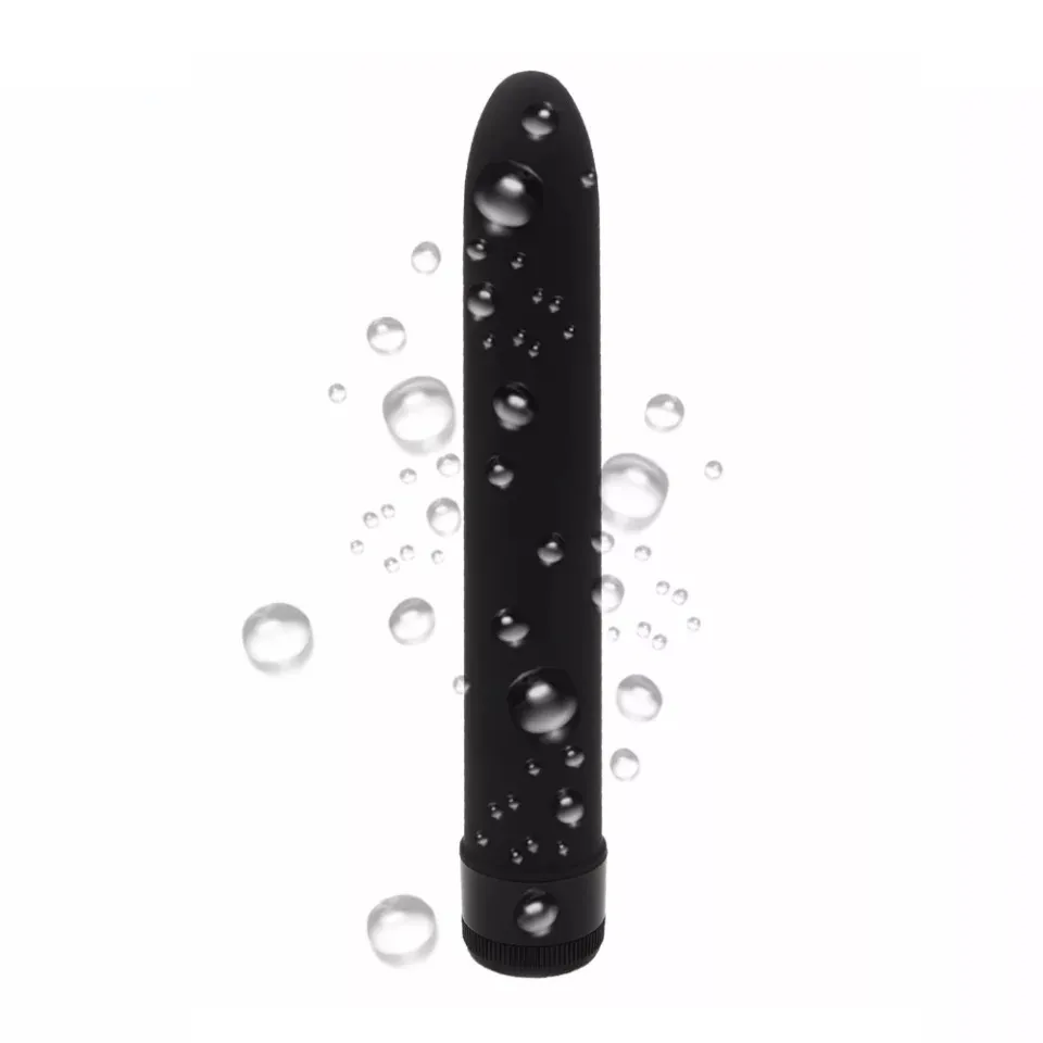 классический силиконовый вибратор 2,8 х 18 см, черный 47540-mm в Краснодаре