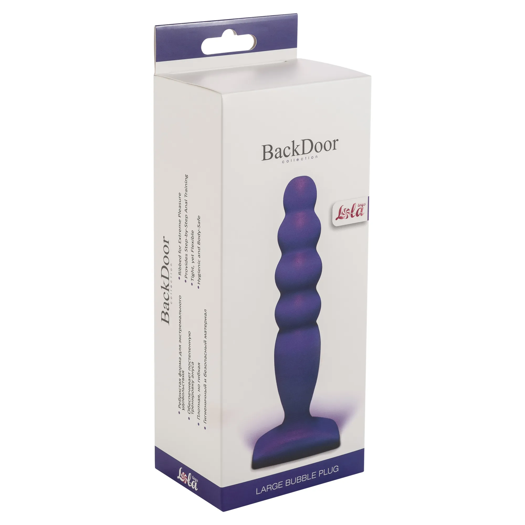 анальный стимулятор large bubble plug purple 511488lola в Краснодаре