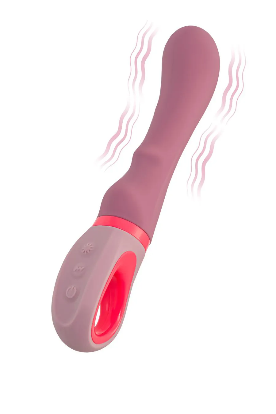 вибромассажер flovetta rose, силикон, розовый, 19 см в Краснодаре